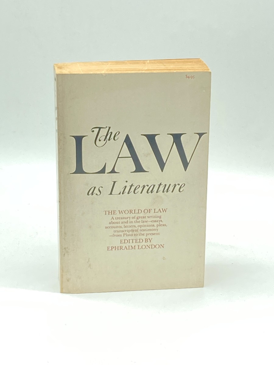 Image for The Law As Literature The World of Law The Law As Literature The World of Law