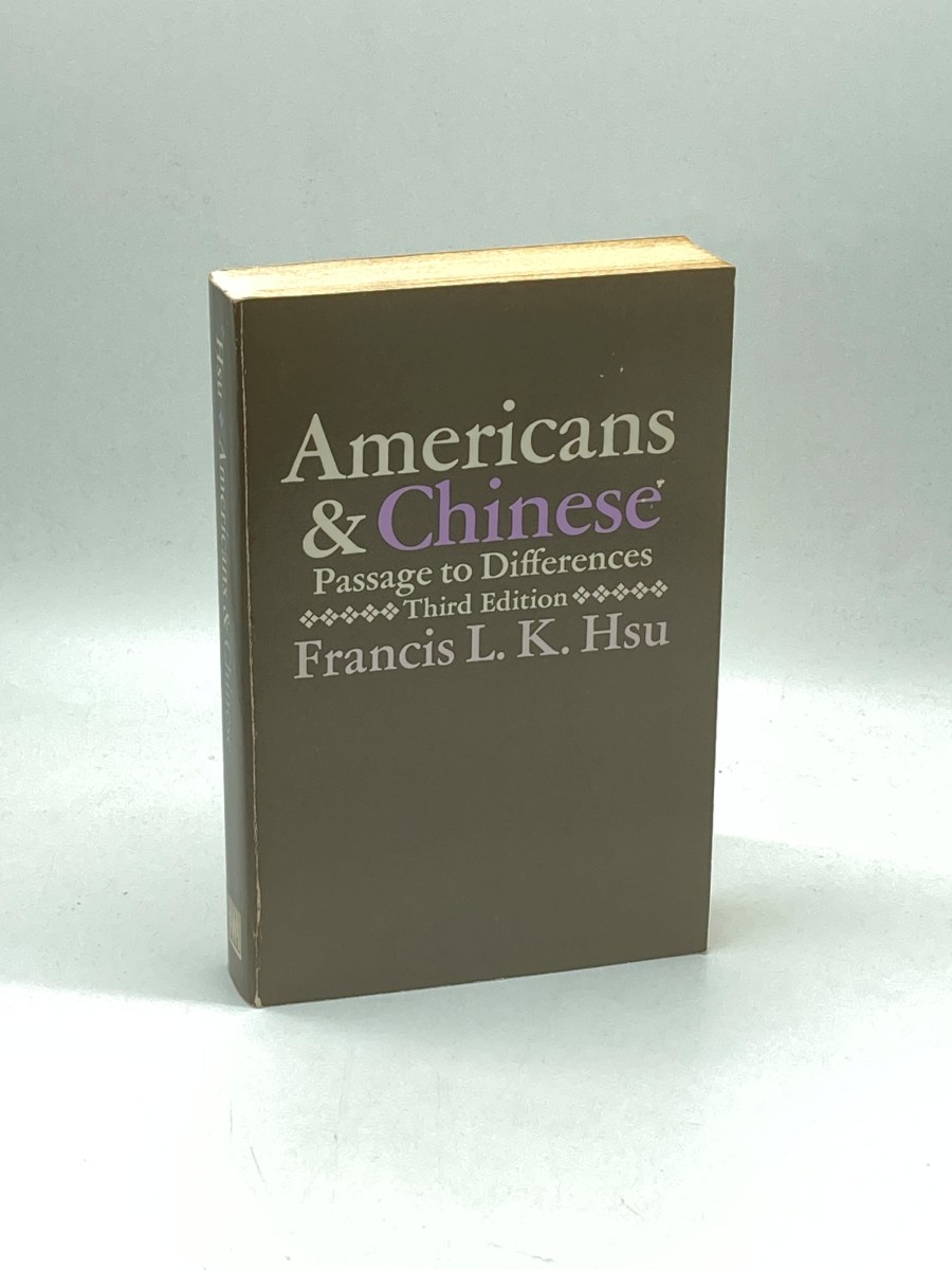 Image for Americans and Chinese Passages to Differences Americans and Chinese Passages to Differences