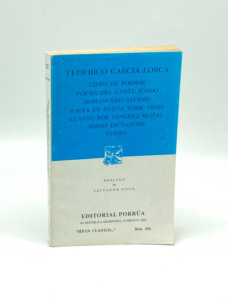 Libro De Poemas, Poema Del Cante Jondo, Romancero Gitano, Poeta En Nueva York, Odas, Llanto Por Sanchez Mejias, Bodas De Sangre, Yerma
