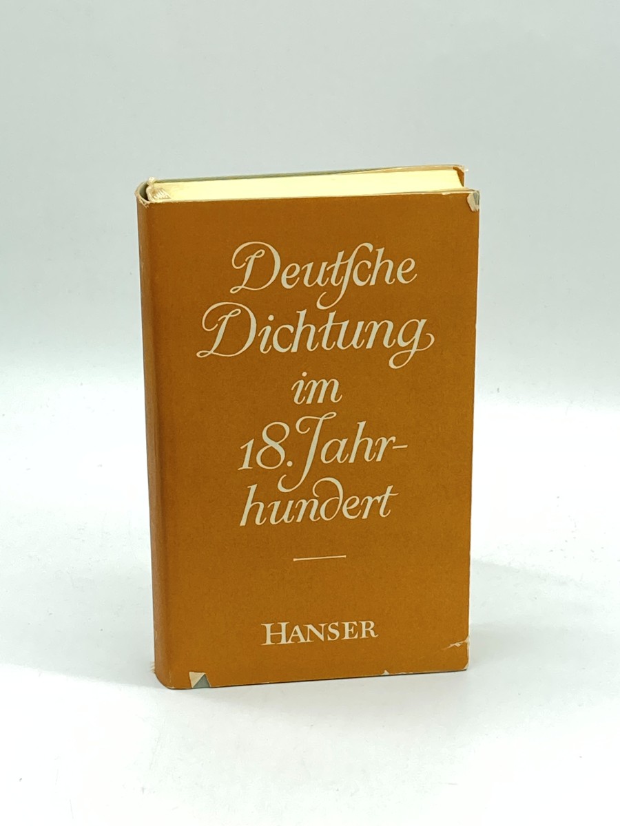 Deutsche Dichtung Im 18. Jahrhundert