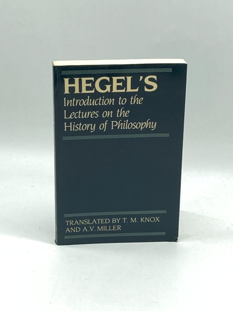 Introduction to the Lectures on the History of Philosophy