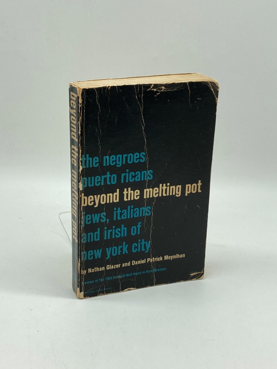 Beyond The Melting Pot The Negroes, Puerto Ricans, Jews, Italians, and Irish of New York City
