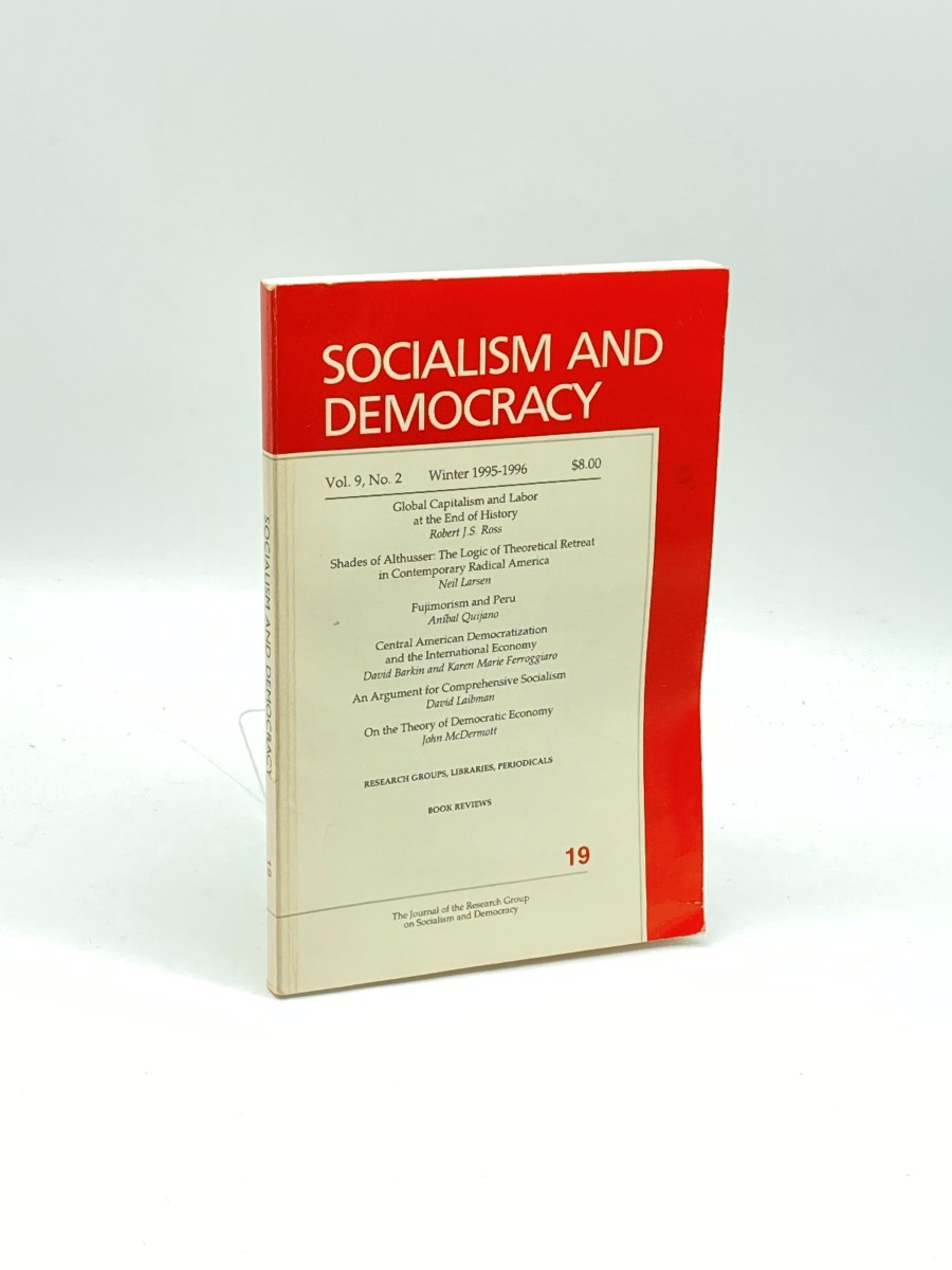 Socialism and Democracy: Vol. 9, No. 2; Winter 1995-1996