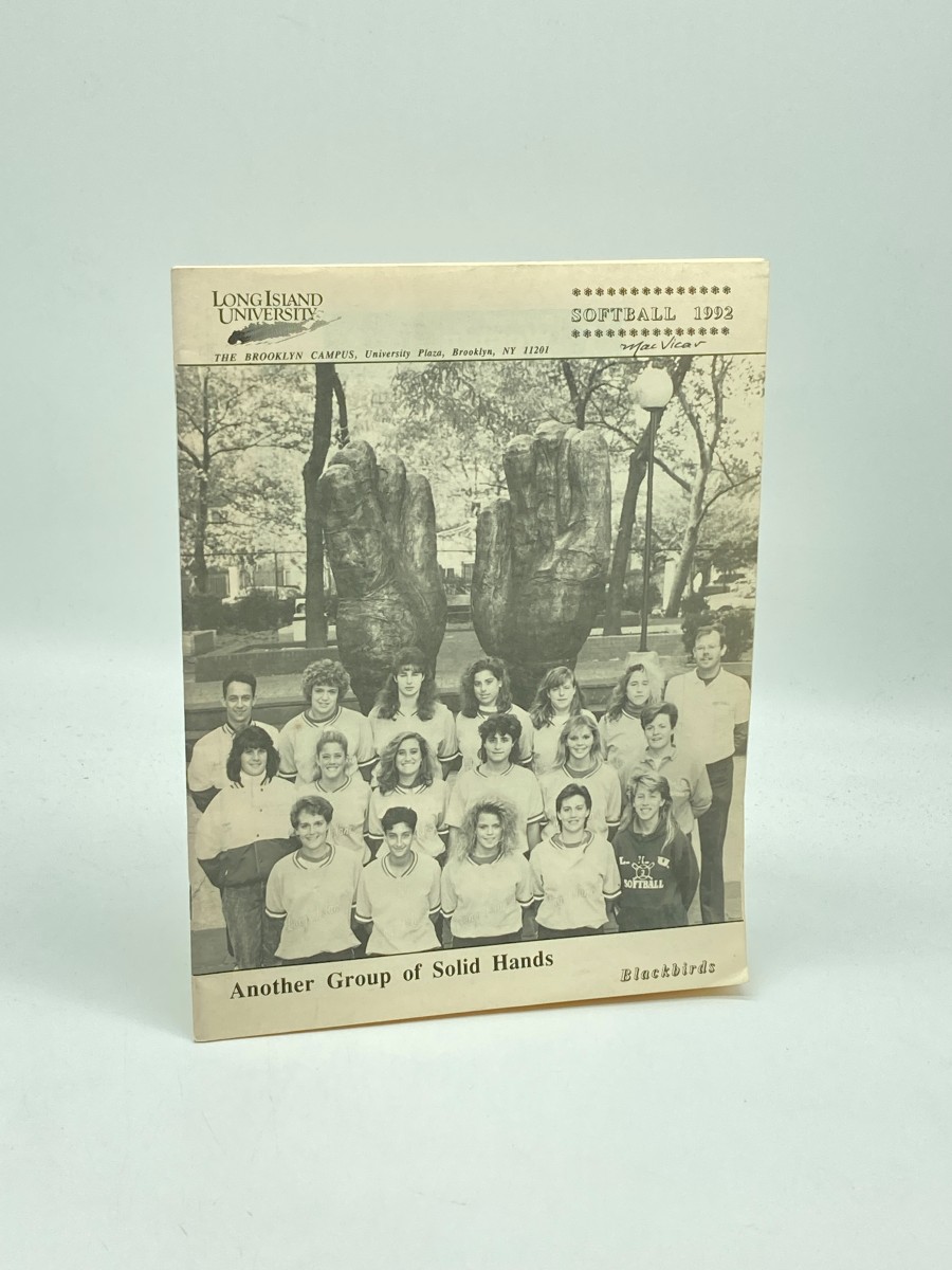 Long Island University Women's Softball 1992 - Blackbirds Another Group of Solid Hands, Brooklyn Campus