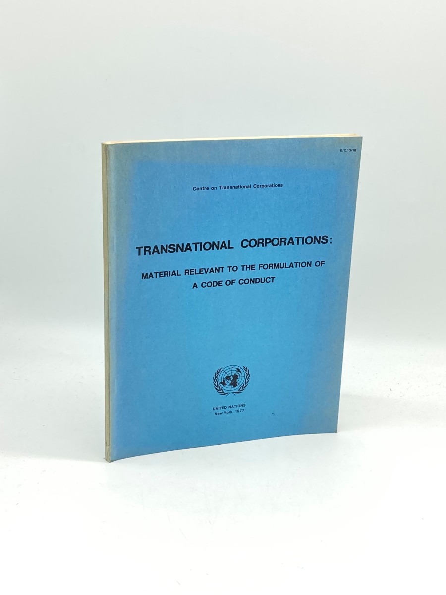 Transnational Corporations: Material Relevant to the Formulation of a Code of Conduct