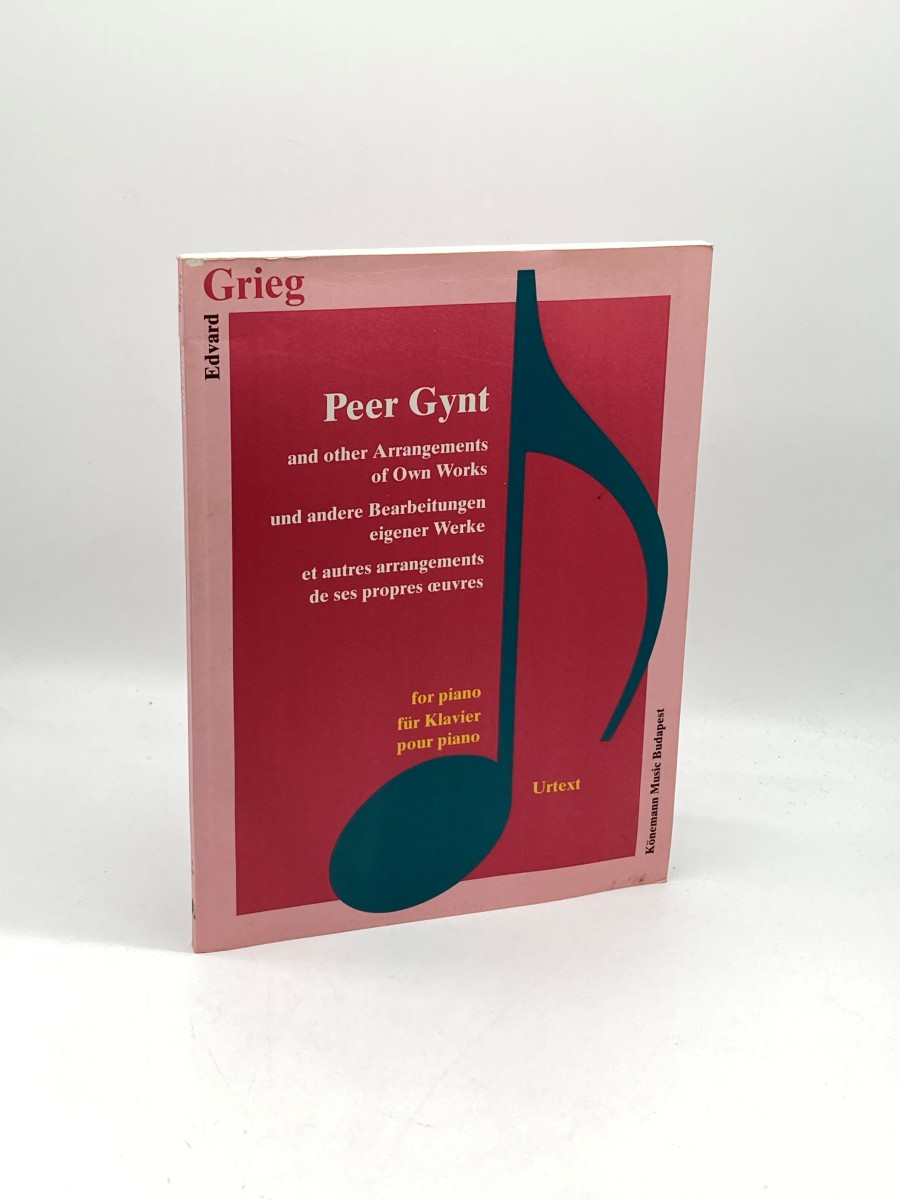 Peer Gynt and Arrangements of Own Works For Piano