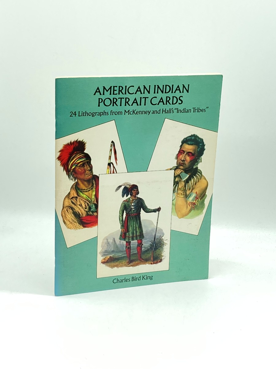 American Indian Portrait Cards 24 Lithographs from McKenney and Hall's 