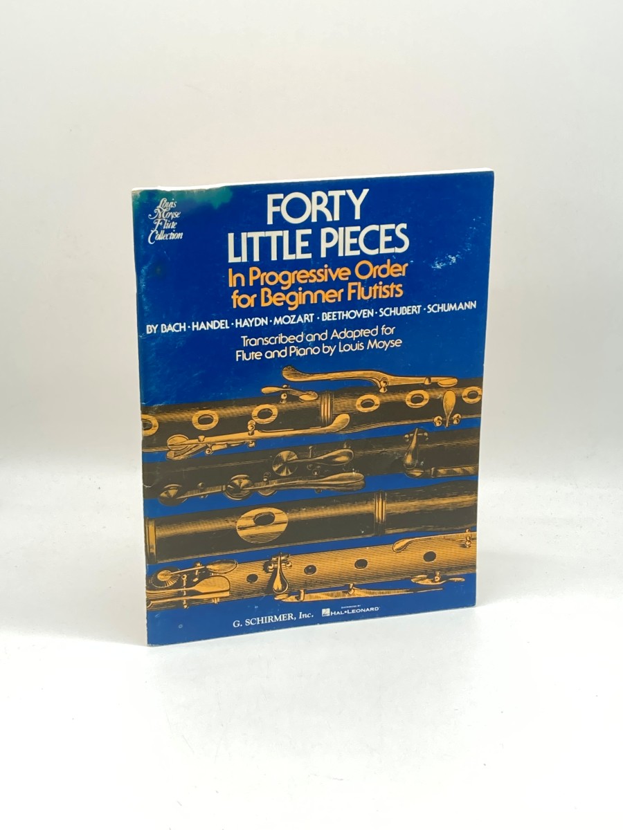 Forty Little Pieces in Progressive Order for Beginner Flute Classical Sheet Music Flute and Piano Duets Progressive Baroque and Classical Flute . and Adults