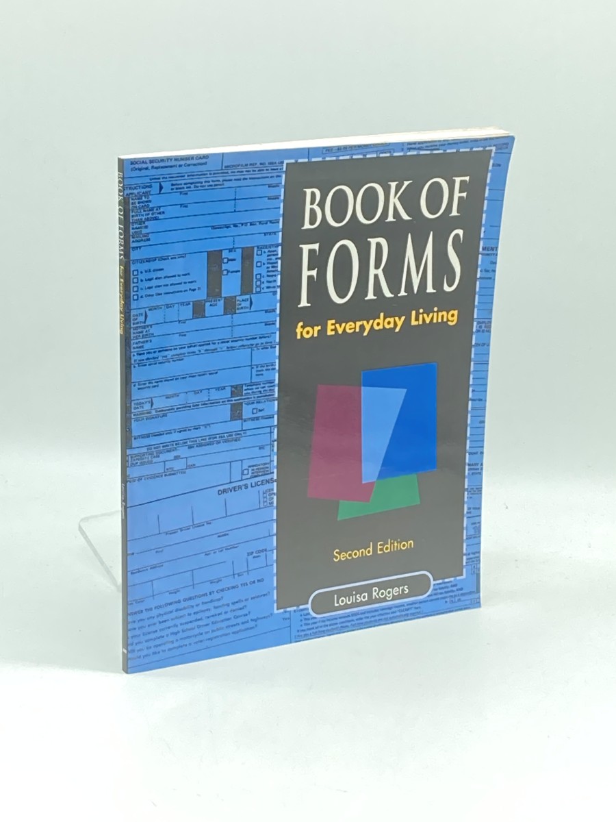 Image for Book of Forms for Everyday Living (First Printing) Book of Forms for Everyday Living (First Printing)