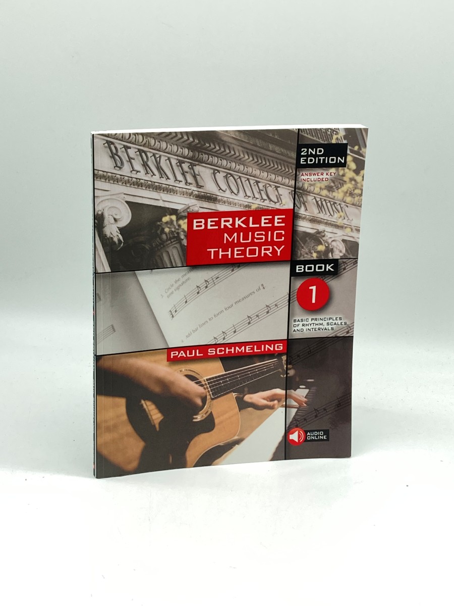 Berklee Music Theory - Book 1 Second Edition for all Instruments by Paul Schmeling Sheet Music Theory Workbook with Online Audio Learn Scales Intervals Chords and Music Notation Fundamentals