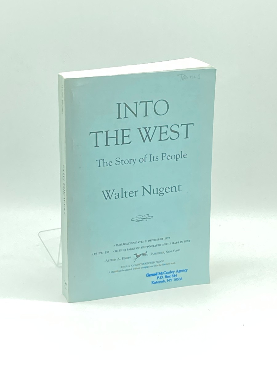 Into the West (Uncorrected Proof) The Story of its People