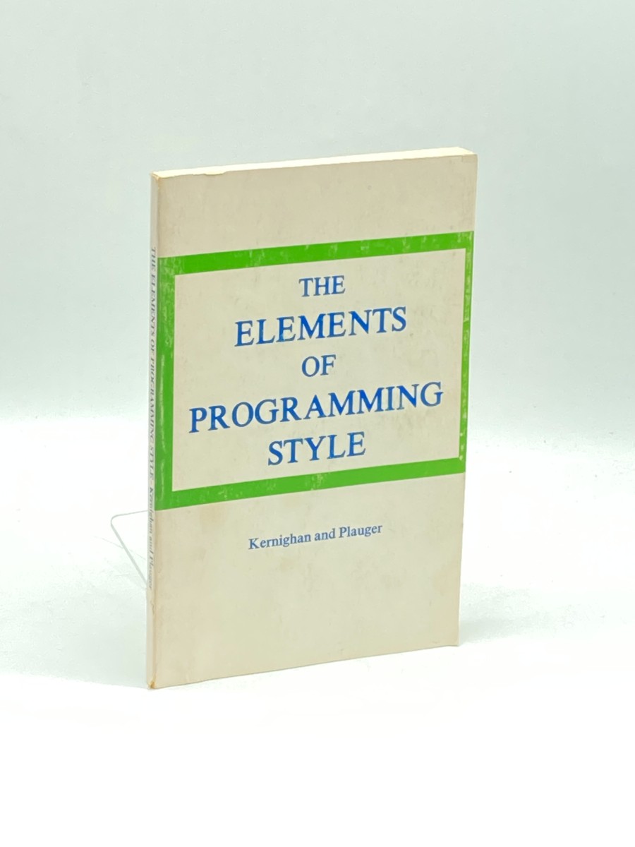 Elements of Programming Style