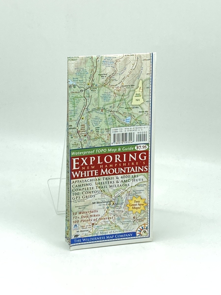 Exploring New Hampshire White Mountains Map