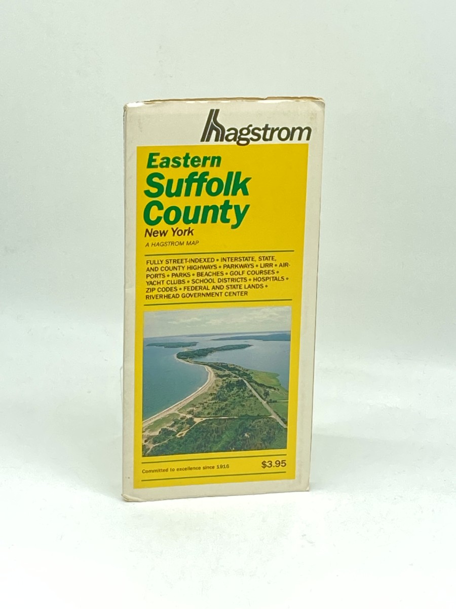 Hagstrom Eastern Suffolk County New York Street Map