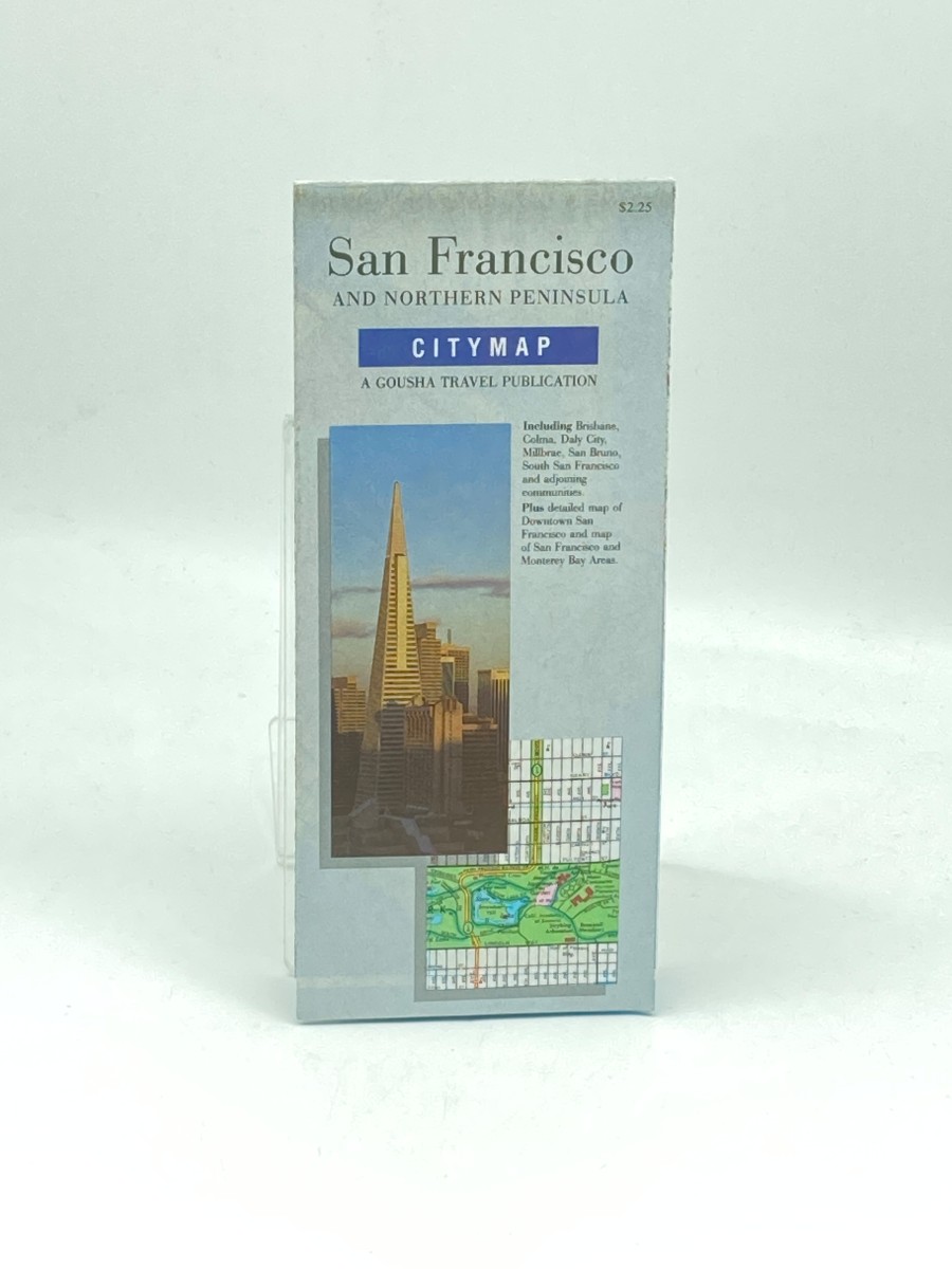 Street Map of San Francisco Including Brisbane, Burlingame, Colma, Daly City, Milbrae, Pacifica, San Bruno, South San Francisco, and Adjoining Communities