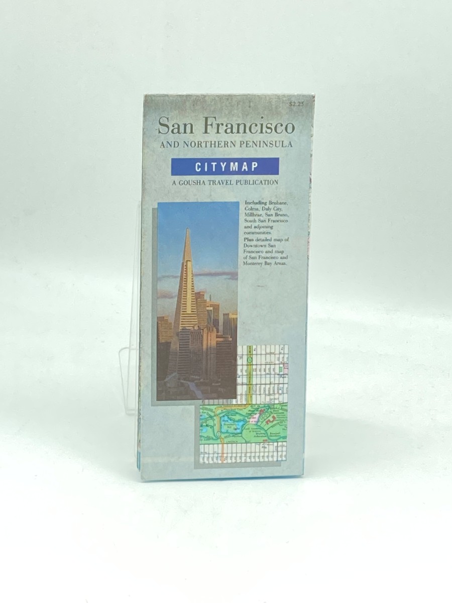 Street Map of San Francisco Including Brisbane, Burlingame, Colma, Daly City, Milbrae, Pacifica, San Bruno, South San Francisco, and Adjoining Communities