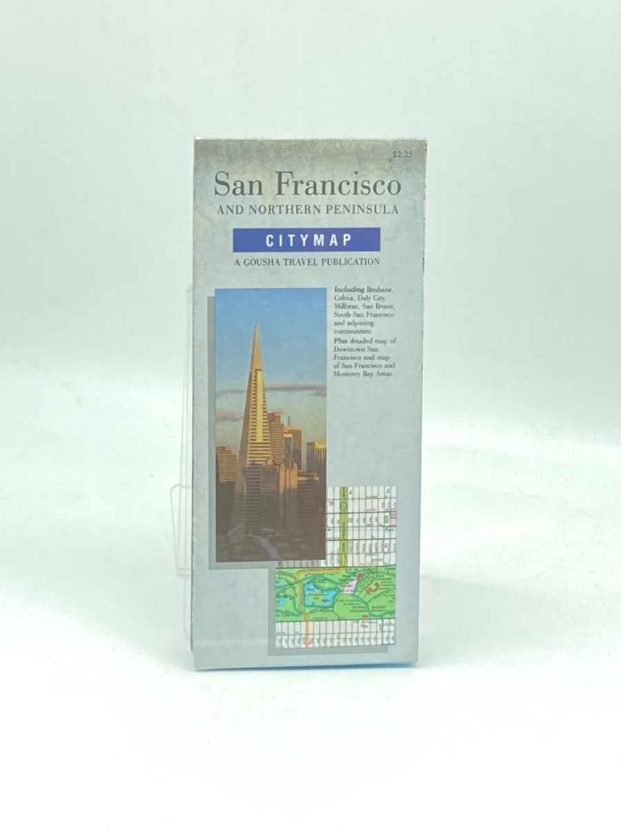 Street Map of San Francisco Including Brisbane, Burlingame, Colma, Daly City, Milbrae, Pacifica, San Bruno, South San Francisco, and Adjoining Communities