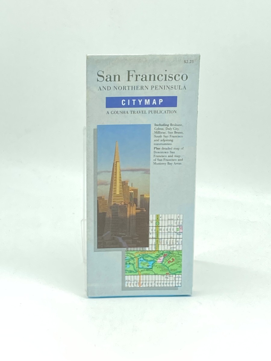 Street Map of San Francisco Including Brisbane, Burlingame, Colma, Daly City, Milbrae, Pacifica, San Bruno, South San Francisco, and Adjoining Communities