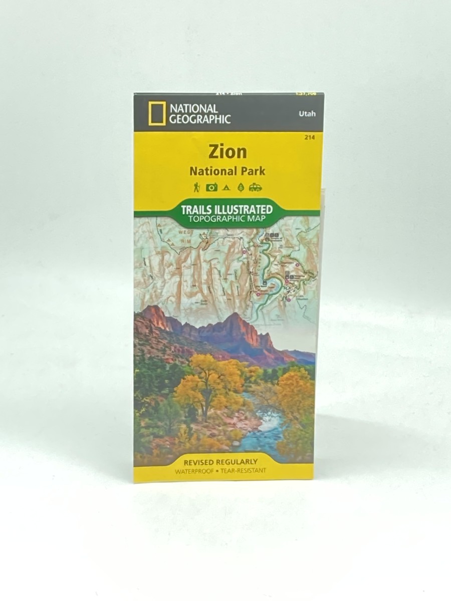 Zion National Park Map Waterproof