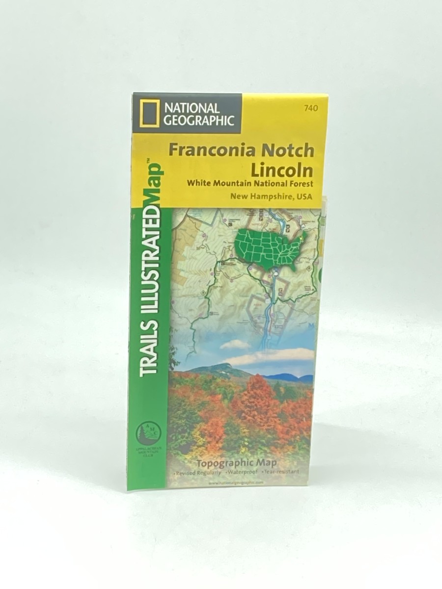 Trails Illustrated Franconia Notch Lincoln Topographic White Mountain National Forest New Hampshire, USA