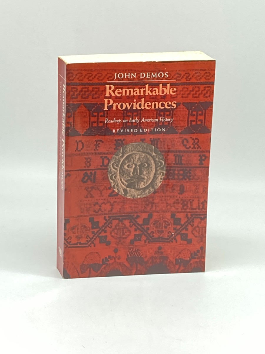 Remarkable Providences Readings on Early American History