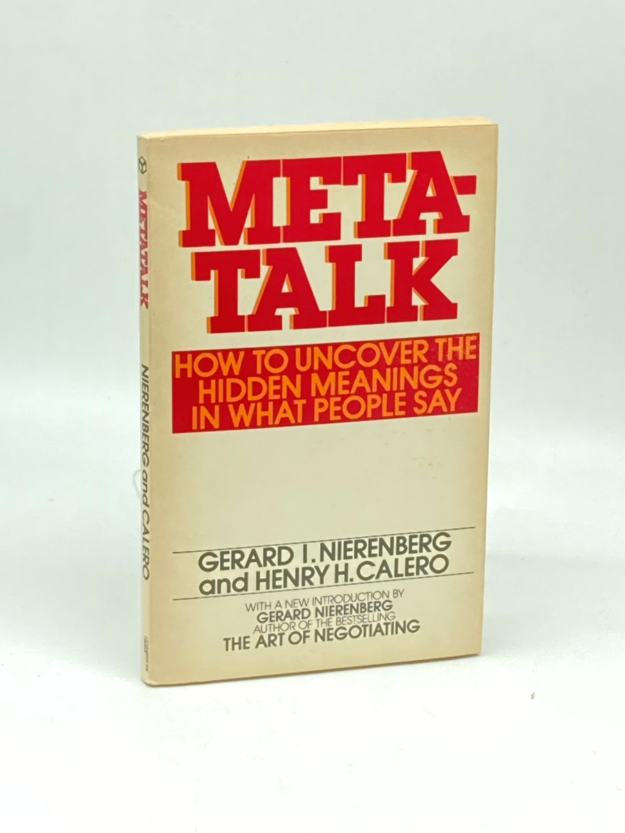 Image for Meta-Talk The Guide to Hidden Meanings in Conversations Meta-Talk The Guide to Hidden Meanings in Conversations
