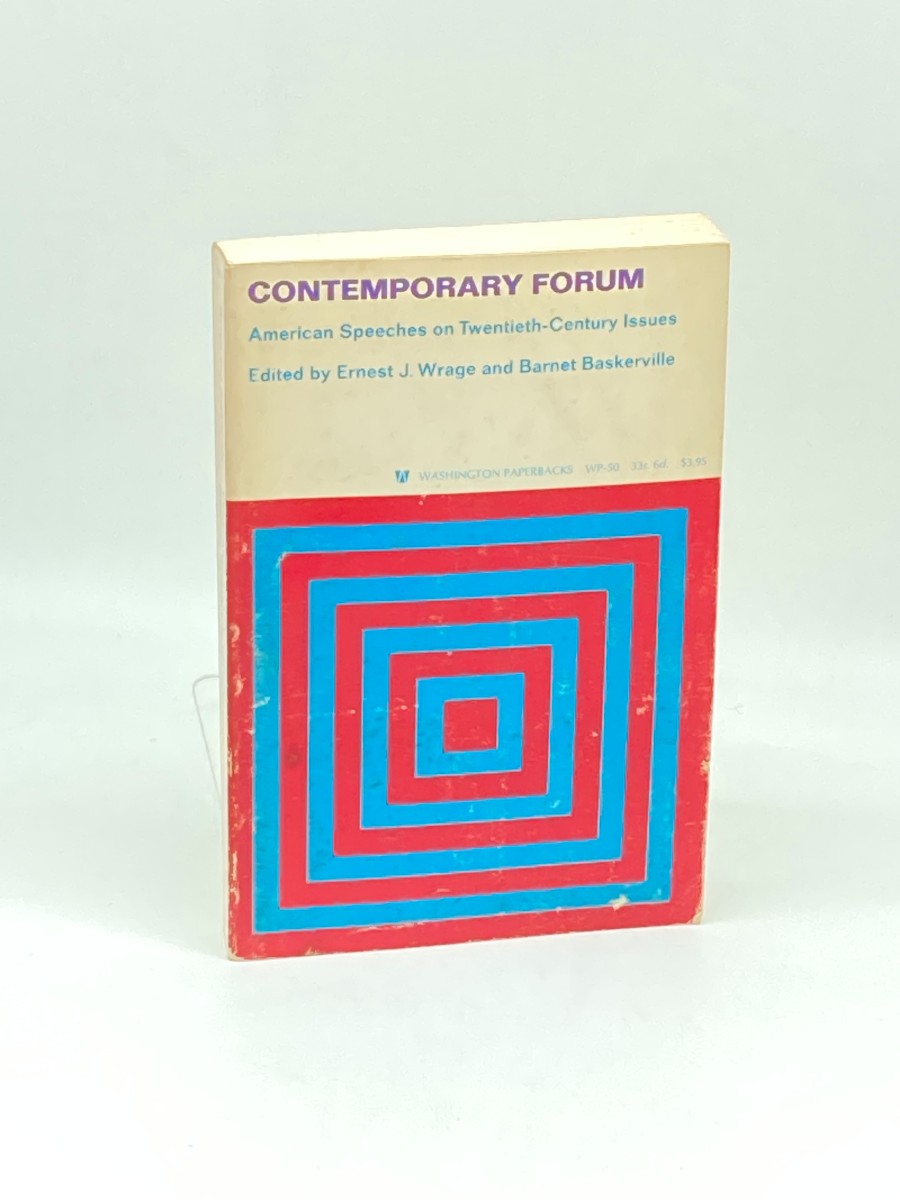 Contemporary Forum; American Speeches on Twentieth-Century Issues