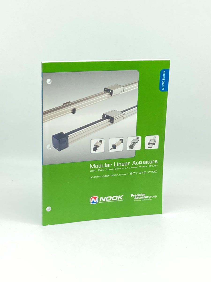 Nook Industries Modular Linear Actuators; Belt, Ball, Acme Screw, or Linear Motor Driven