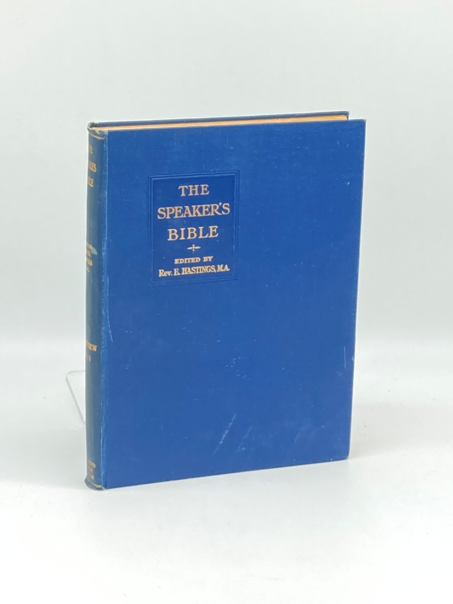 The Speaker's Bible: the Gospel According to St. Matthew Volume 1 (Series Vol. XXIX)