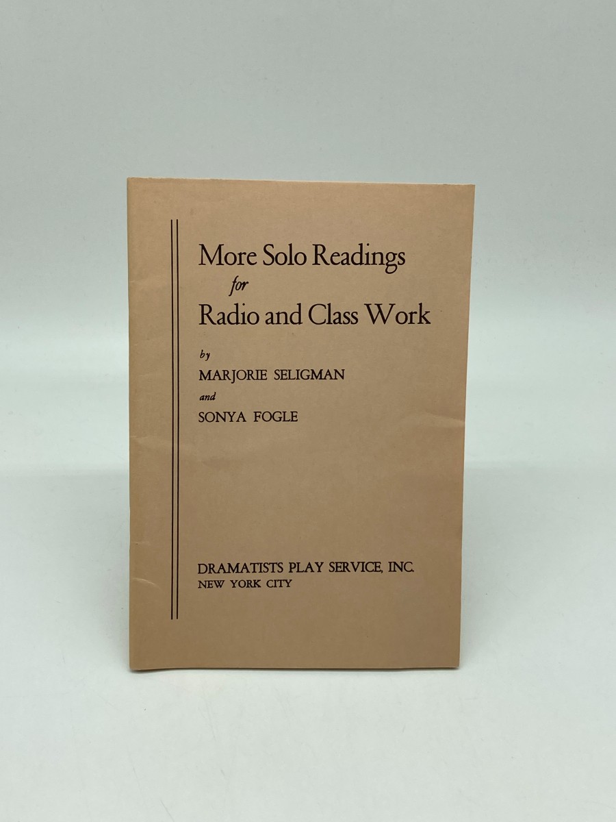 Solo Readings for Radio and Class Work