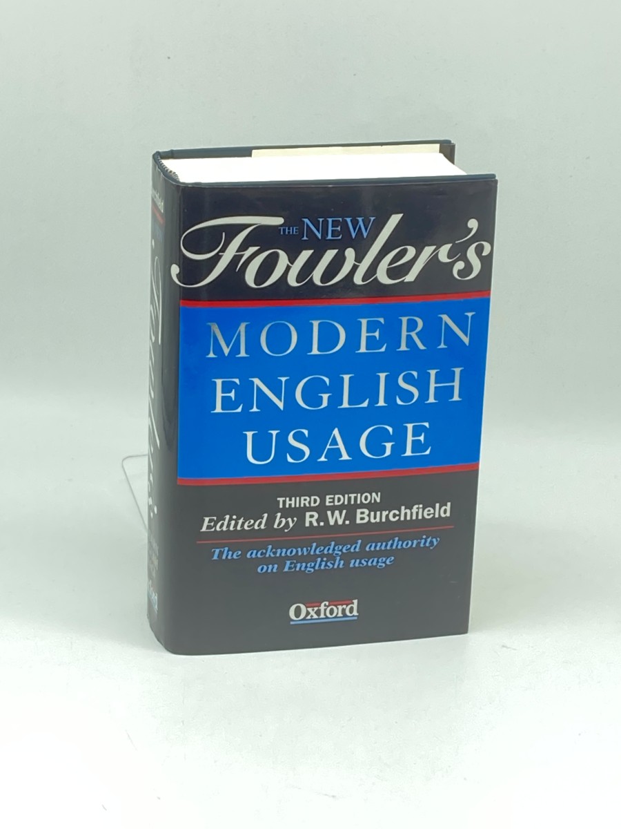 The New Fowler's Modern English Usage