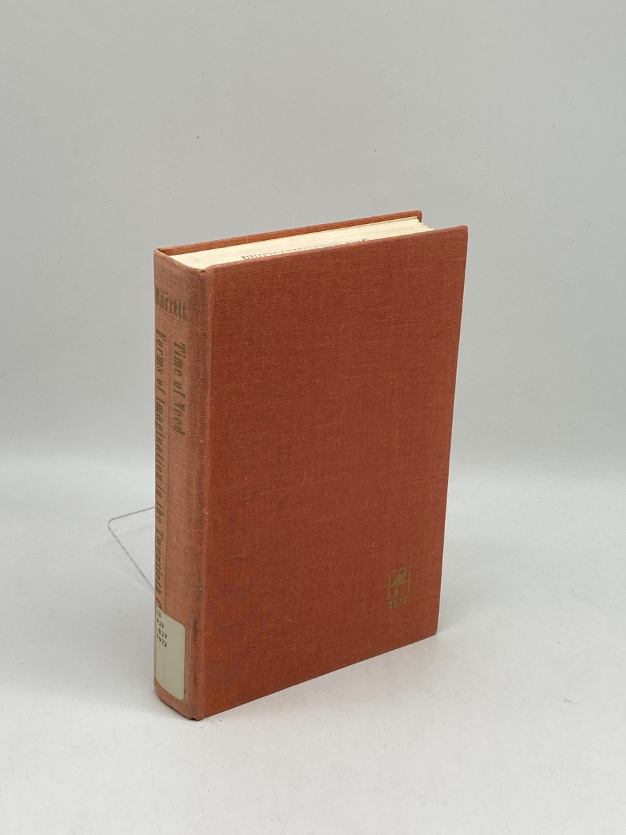 Time of Need; Forms of Imagination in the Twentieth Century