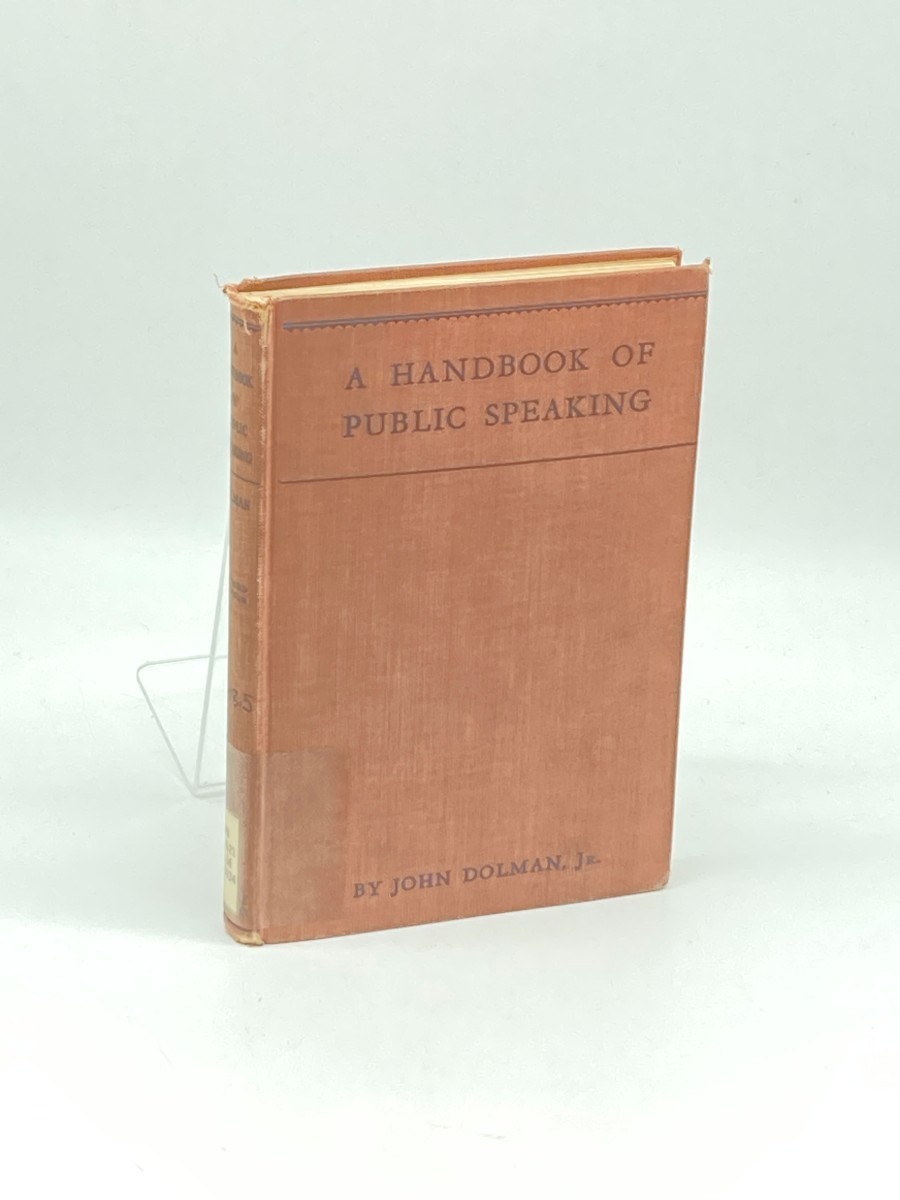 A Handbook of Public Speaking (1934)