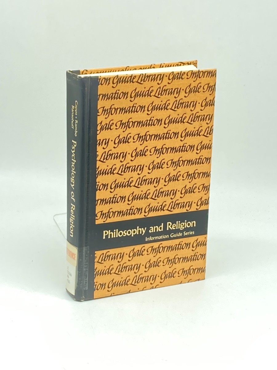 Psychology of Religion; A Guide to Information Sources