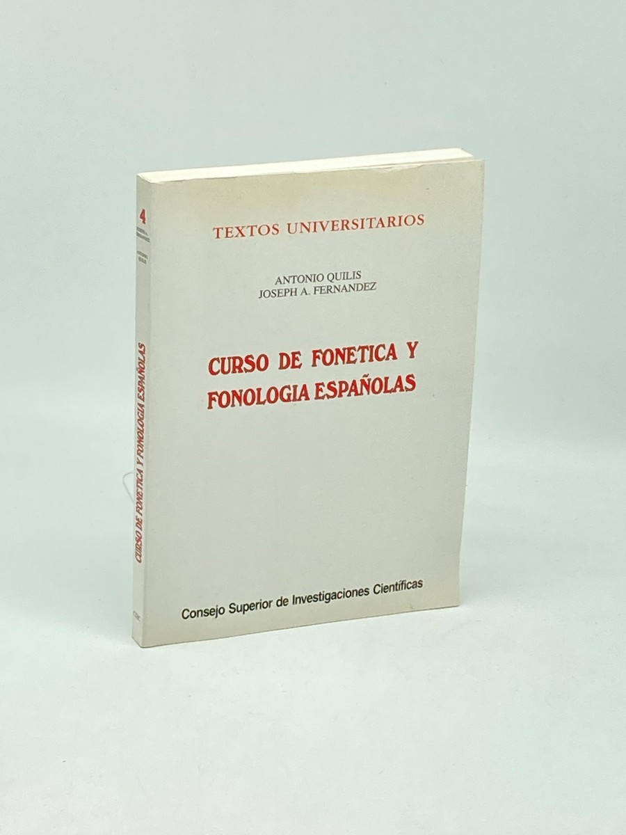 Image for Curso De Fonetica Y Fonologia Espanolas; Para Estutiantes Angloamericanos Curso De Fonetica Y Fonologia Espanolas; Para Estutiantes Angloamericanos