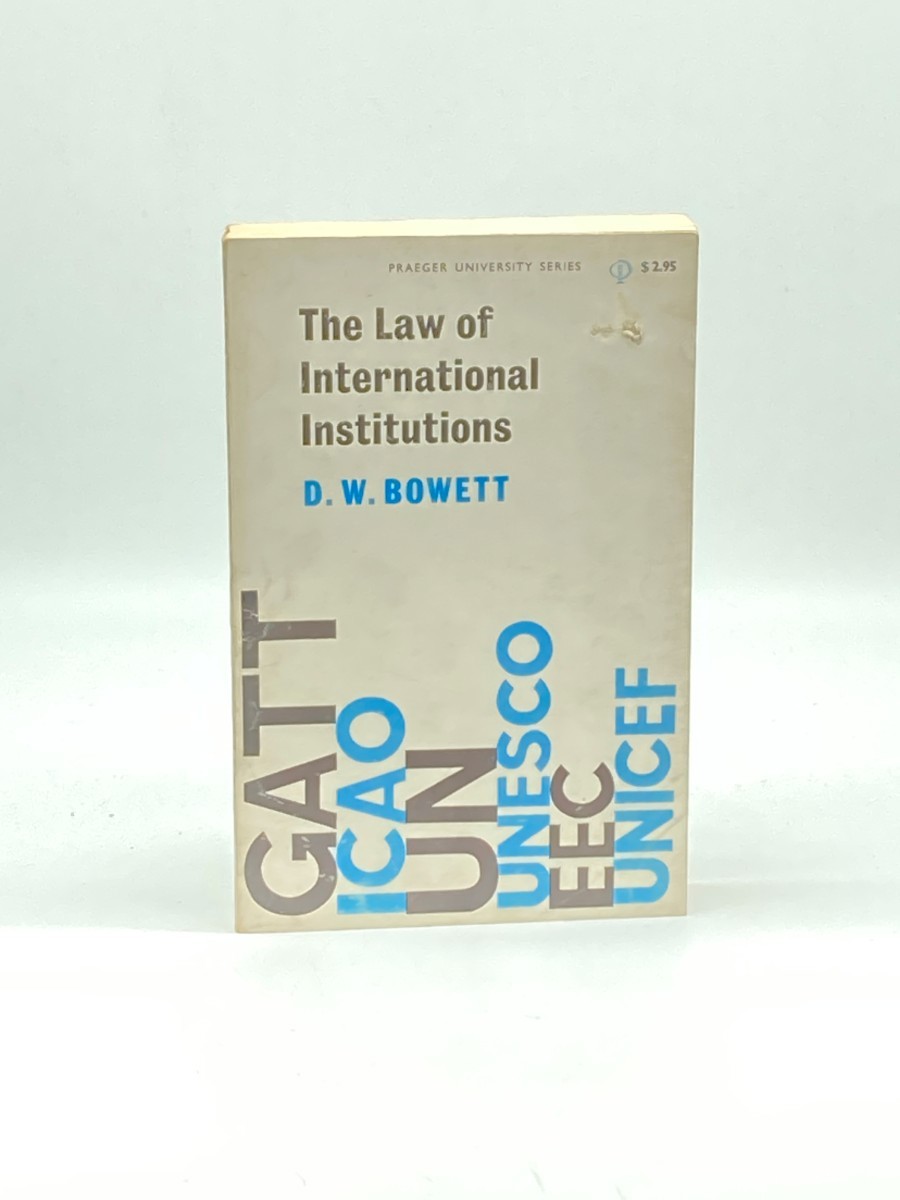 The Law of International Intitutions