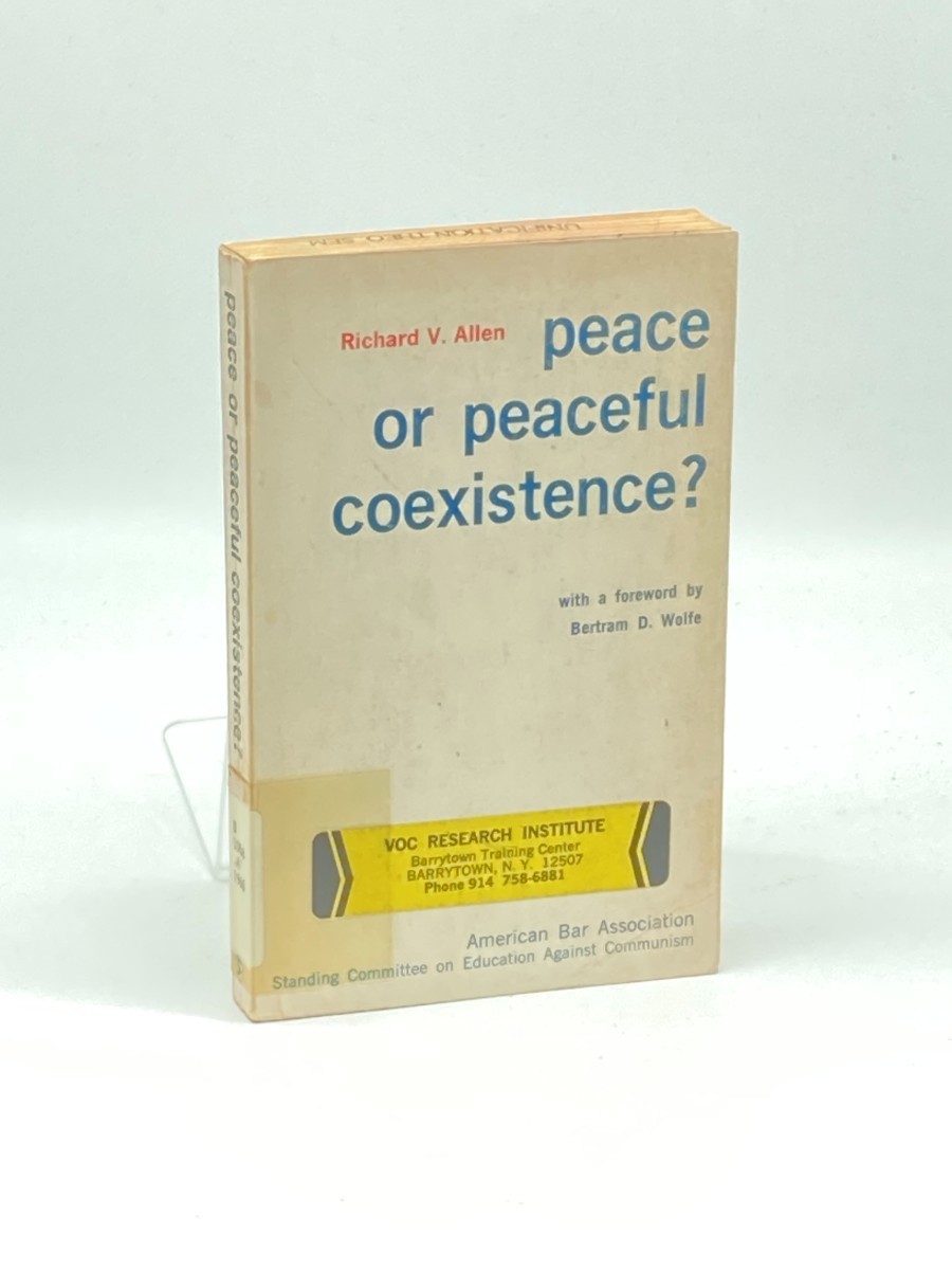 Image for Peace or Peaceful Coexistence Peace or Peaceful Coexistence