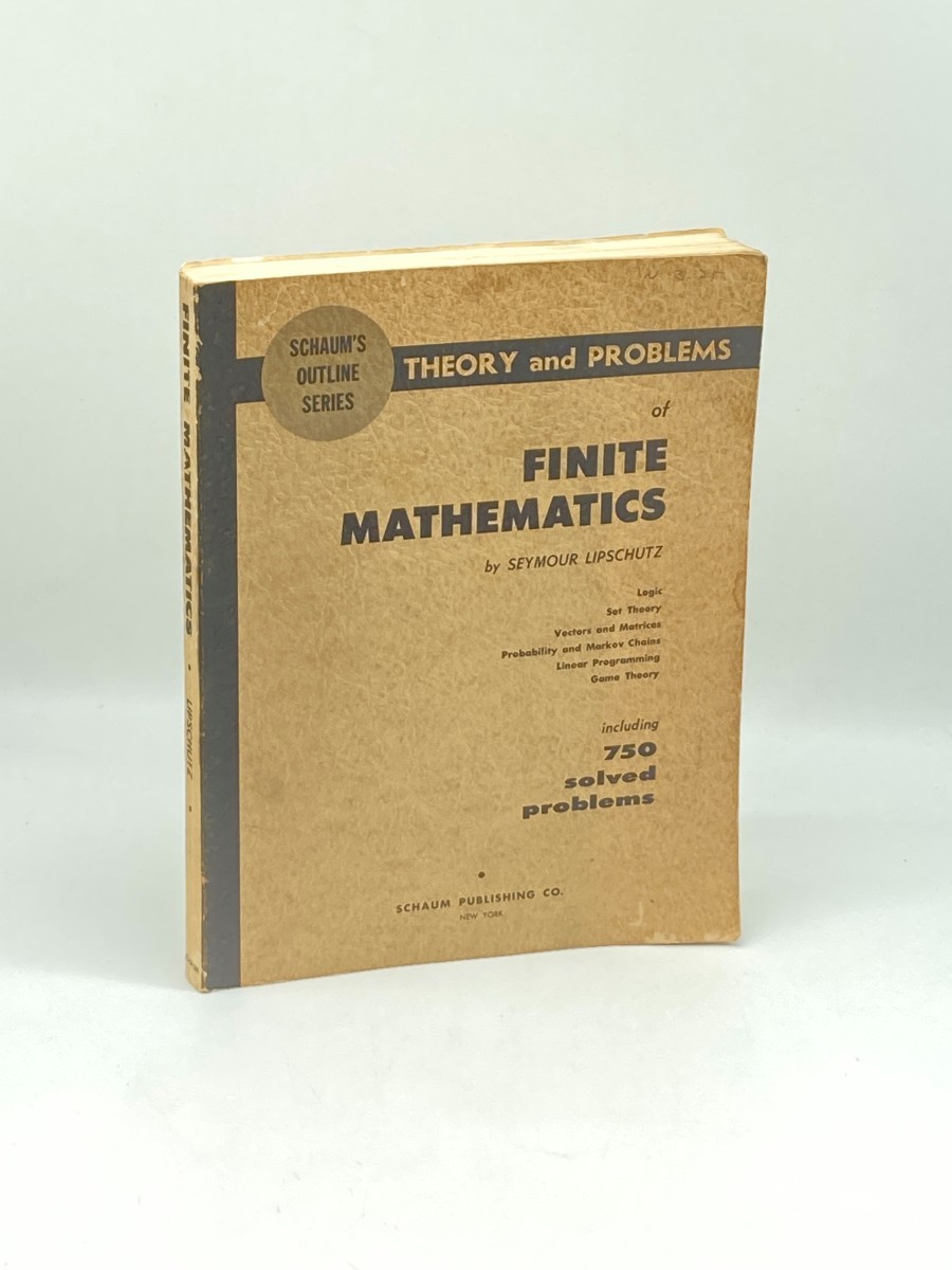 Theory and Problems of Finite Mathematics; Schaum's Outline Series