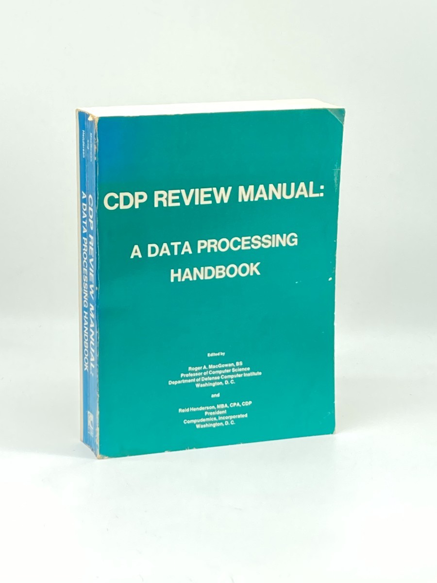 CDP Review Manual; A Data Processing Handbook