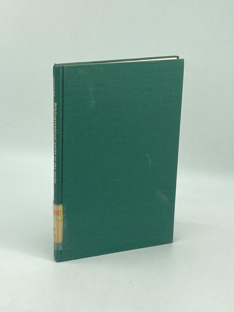 Bibliographical Guide to the Study of the Literature of the U. S. A