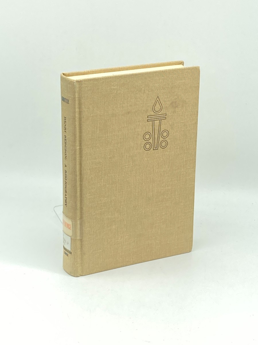 Image for Henri Bergson; A Bibliography Henri Bergson; A Bibliography