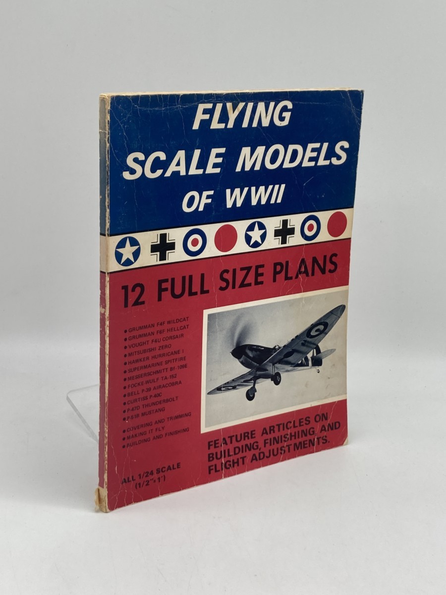 Flying Scale Models of WWII; 12 Full Size Plans