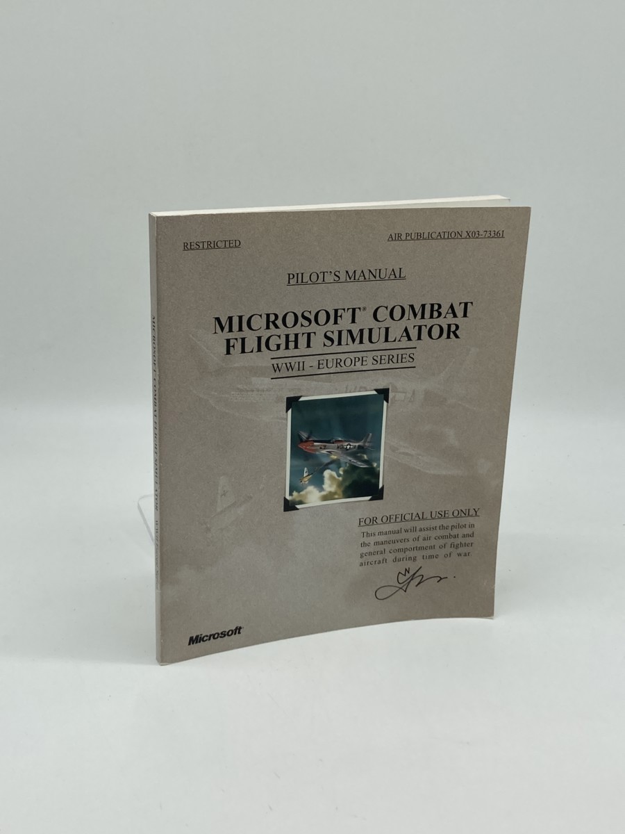 Pilot's Manual; Microsoft Combat Flight Simulator; WWII - Europe Series; Air Publication X03-73361