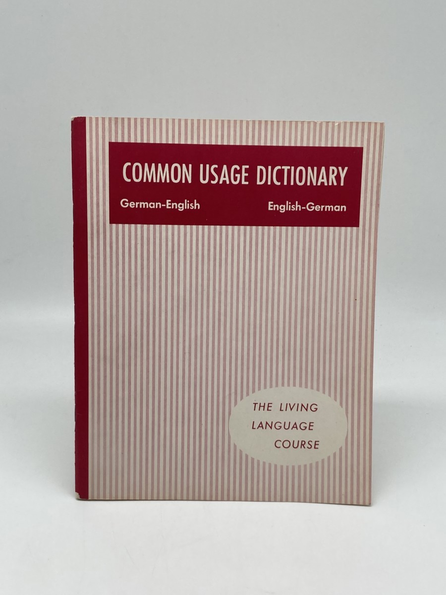 Image for Common Usage Dictionary; German-English; English-German Common Usage Dictionary; German-English; English-German