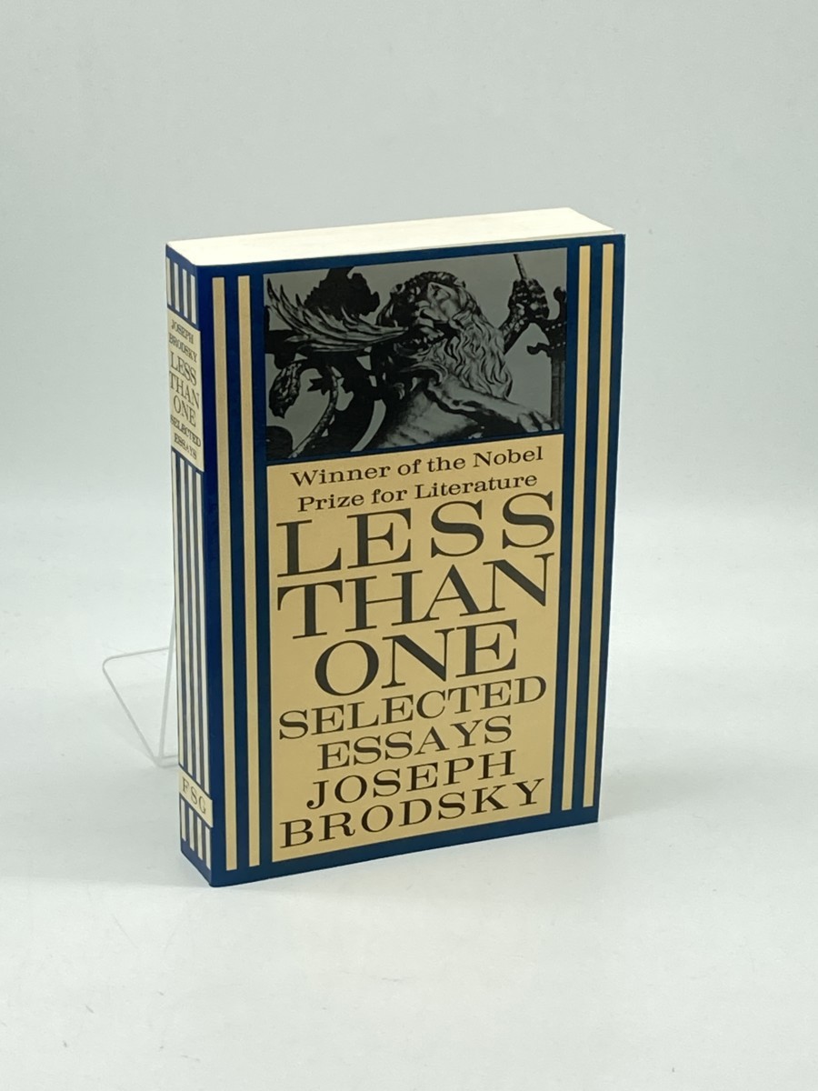 Image for Less Than One; Selected Essays Less Than One; Selected Essays
