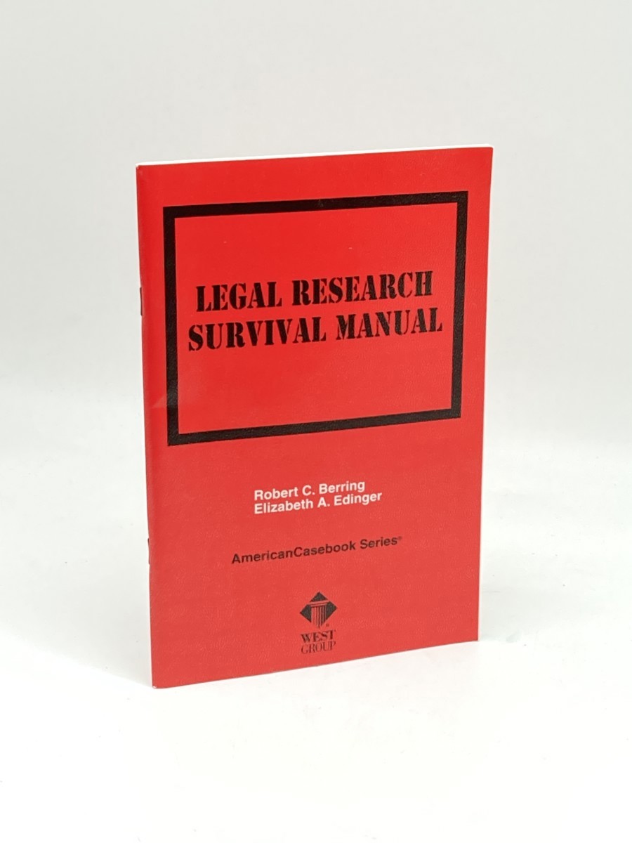 Image for Legal Research Survival Manual Legal Research Survival Manual