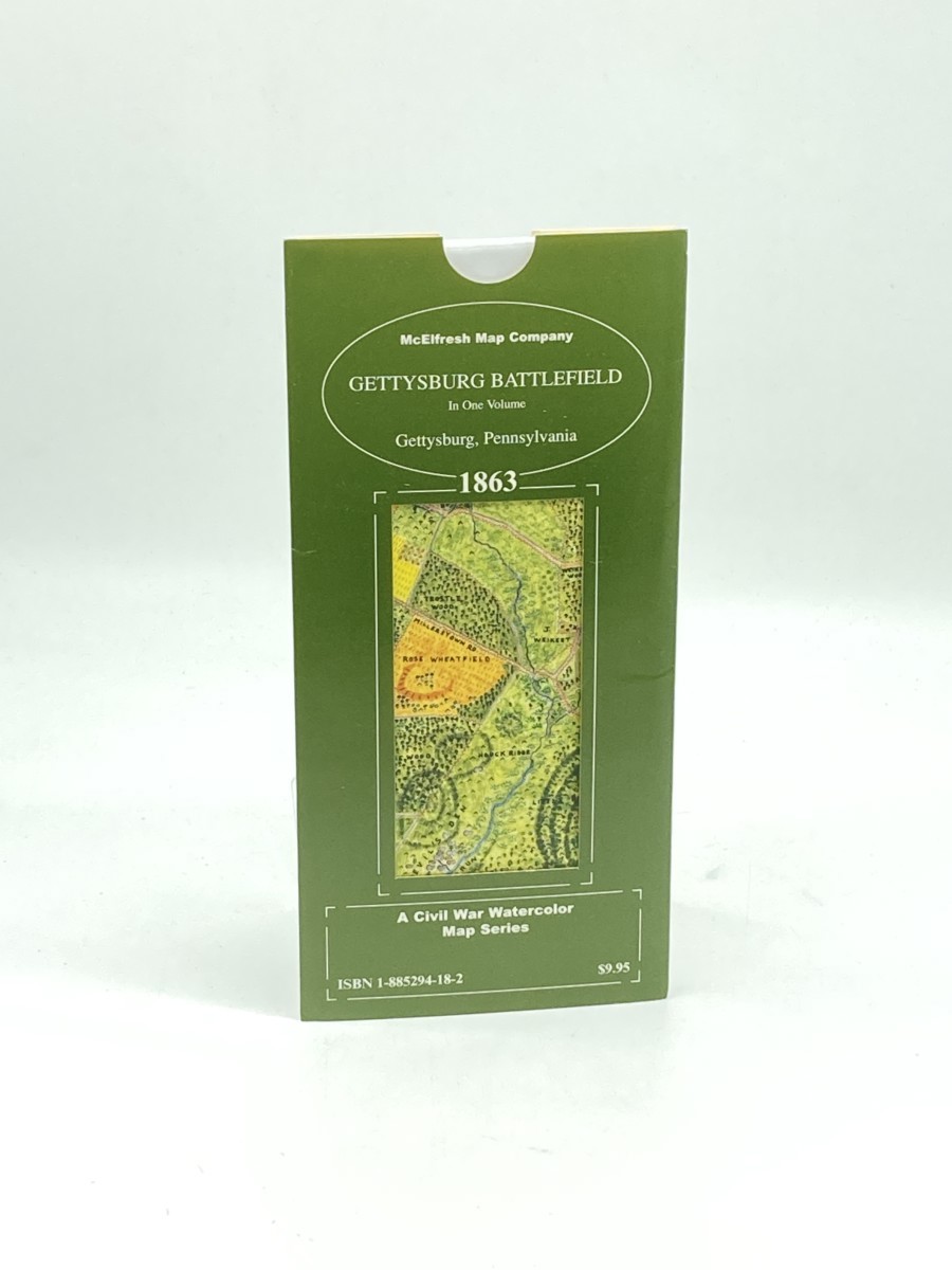 Gettysburg Battlefield in One Volume; Gettysburg Pennsylvania 1863: a Civil War Watercolor Map Series