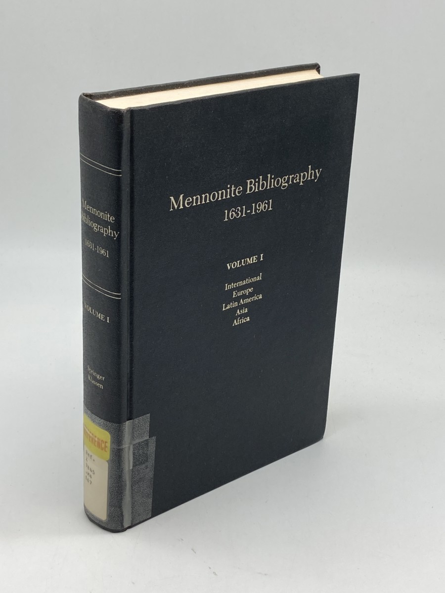 Image for Mennonite Bibliography, 1631-1961; Volume 1; International, Europe, Latin America, Asia, Africa Mennonite Bibliography, 1631-1961; Volume 1; International, Europe, Latin America, Asia, Africa