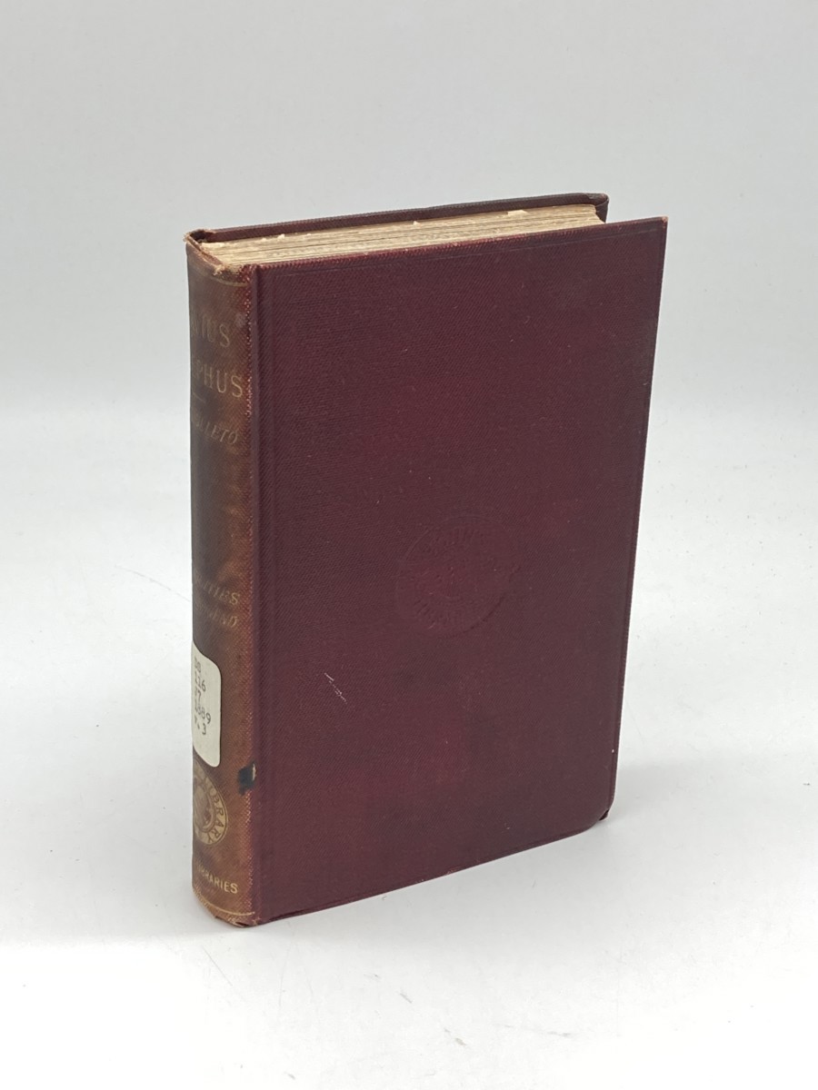 Image for The Works of Flavius Josephus; Volume III; Antiquities of the Jews, Book XIV to End (1889) ; Whiston's Translation The Works of Flavius Josephus; Volume III; Antiquities of the Jews, Book XIV to End (1889) ; Whiston's Translation