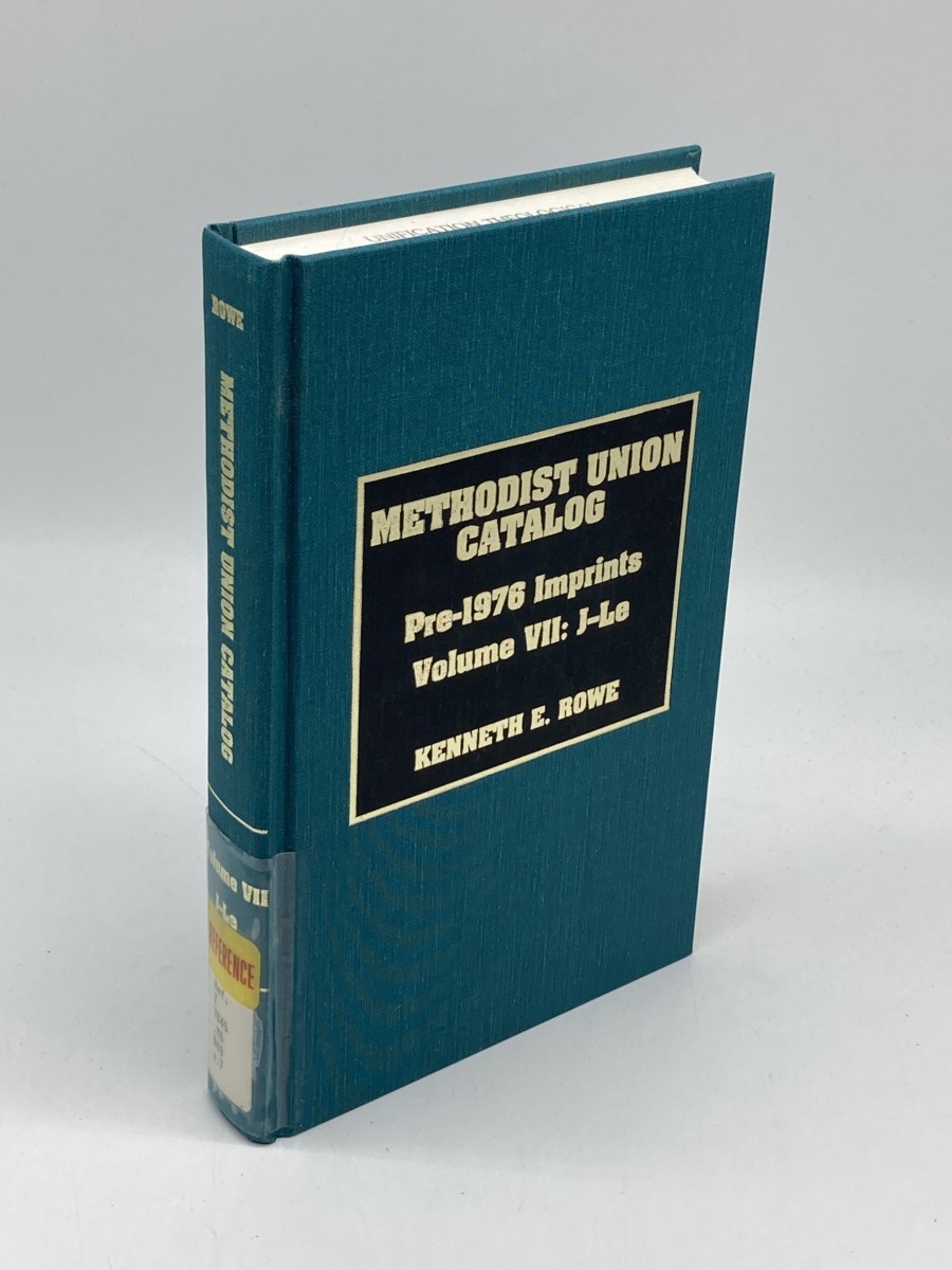 Image for Methodist Union Catalog, Volume VII; J-LE Methodist Union Catalog, Volume VII; J-LE